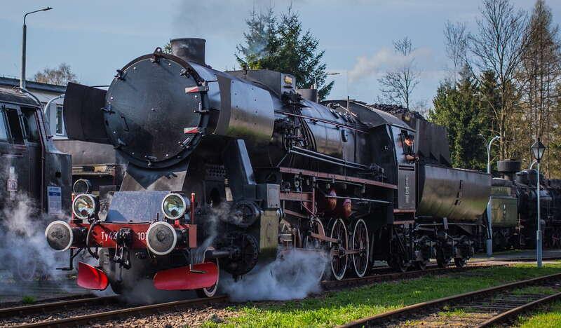 Parowóz TKb-1479 w Skansenie Taboru Kolejowego w Chabówce